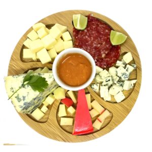 Tábua Petisqueira Madeira Porção Churrasco Fritas