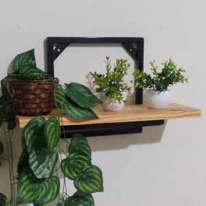 Nicho Industrial de Parede Decorativo Madeira