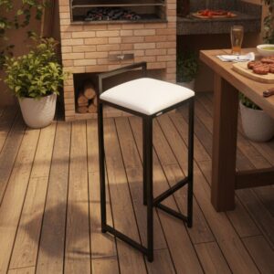 Banqueta Altas Mesa Bistrô Gourmet Varanda Cozinha Bar