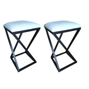 Conjunto 2 Banquetas Banco Banquinho Cozinha Industrial