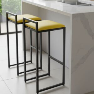 Kit 2 Cadeiras Altas Bistrô Gourmet Bancada Pizzaria Varanda