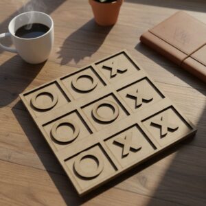 Jogo da Velha em MDF 20x20cm Tabuleiro Brinquedo - Presente - Lembrancinha - Jogo