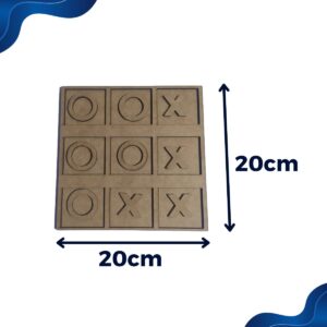 Jogo da velha 20x20 cm, 3mm MDF  Tabuleiro, crianças, lembrancinhas, presente