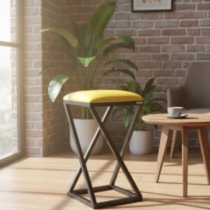 Banqueta 50 cm Para Bar Cozinha Assento Estofado