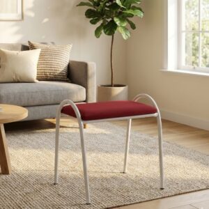 Banqueta Banco Mavie Bordô