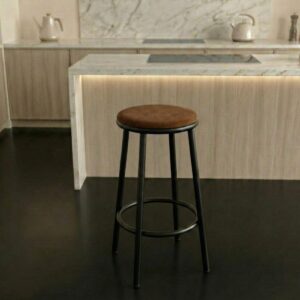 Cadeira Alta Banqueta Bar Balcão Bancada Banco Cozinha Marrom Luna