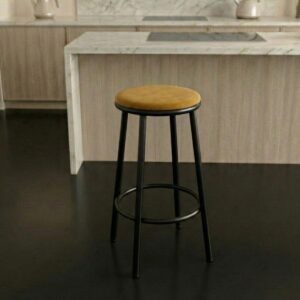 Cadeira Alta Banqueta Bar Balcão Bancada Banco Cozinha Amarelo Luna