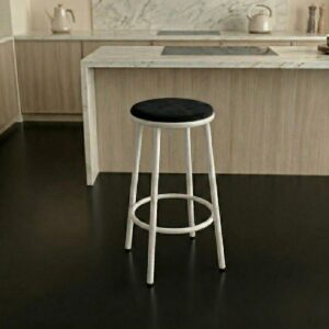 Cadeira Alta Banqueta Bar Balcão Bancada Banco Cozinha Preta Luna