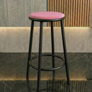 Cadeira Alta Banqueta Bar Balcão Bancada Banco Cozinha Rosa