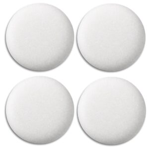 Assento Redondo 35 cm Branco Kit 4
