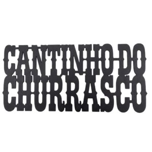 Placa Decorativa Cantinho do Churrasco